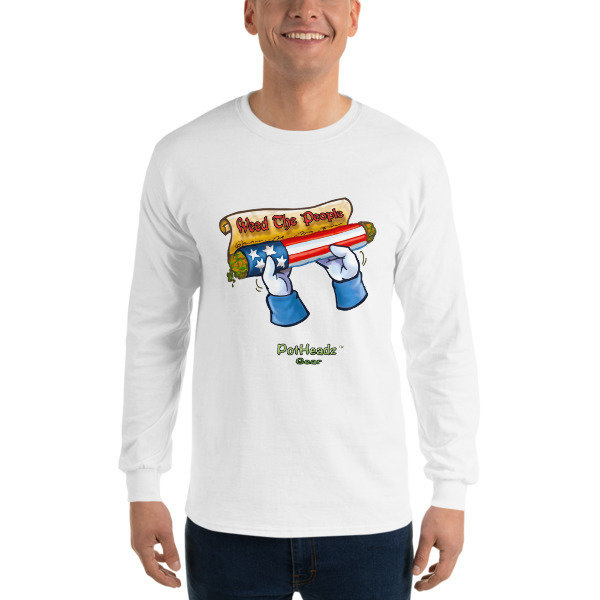 Weed The People Long Sleeve T-Shirt, Color: White, Size: S