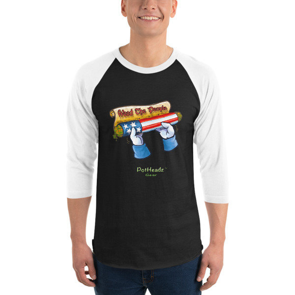 Weed The People 3/4 sleeve raglan shirt