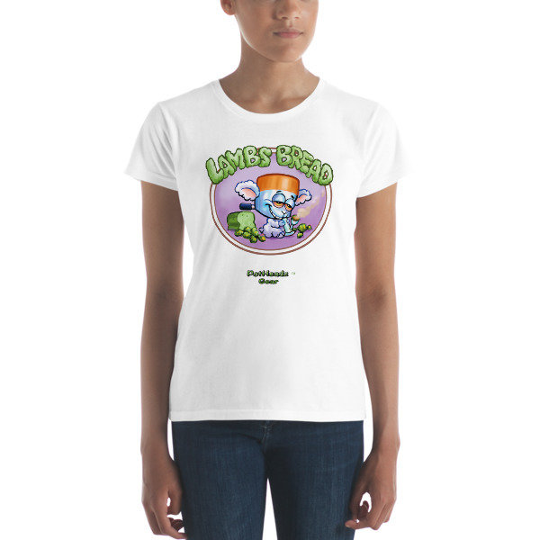 Lambs Bread Women&#39;s short sleeve t-shirt, Color: White, Size: S