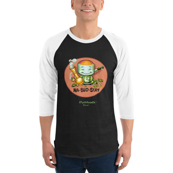 Na-Bud-Stay 3/4 sleeve raglan shirt