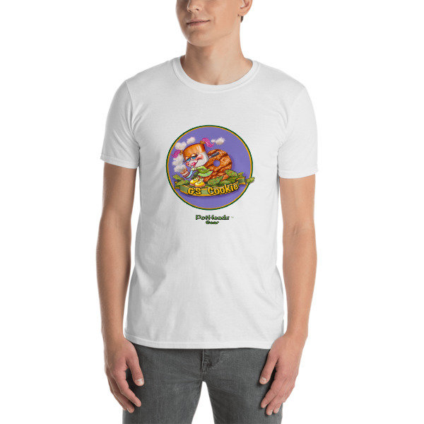GS Cookie Short-Sleeve Unisex T-Shirt, Color: White, Size: S