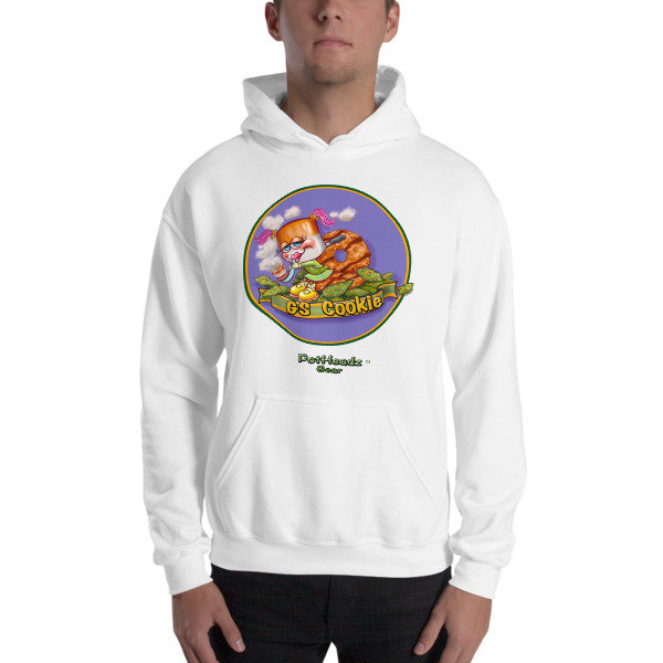 GS Cookie Hooded Sweatshirt, Color: White, Size: S