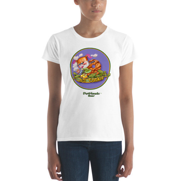GS Cookie Women&#39;s short sleeve t-shirt, Color: White, Size: S