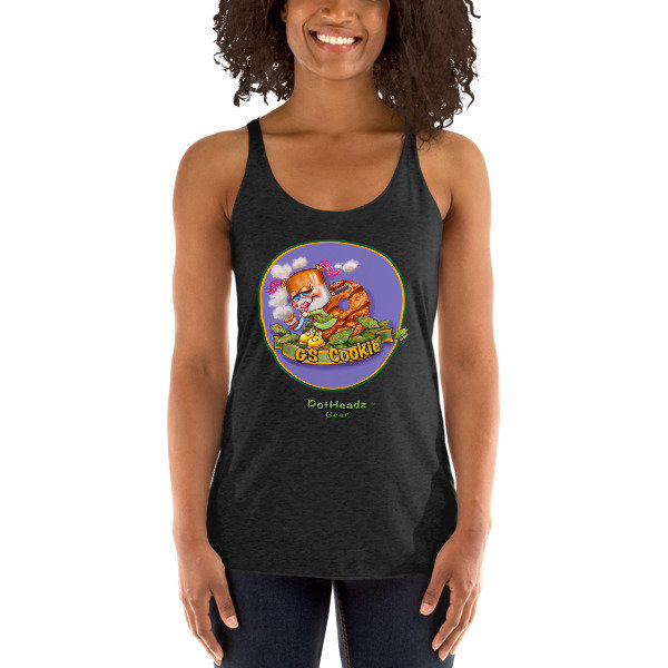 GS Cookie Women&#39;s Racerback Tank, Color: Vintage Black, Size: XS