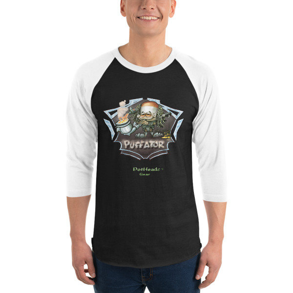 Puffator 3/4 sleeve raglan shirt