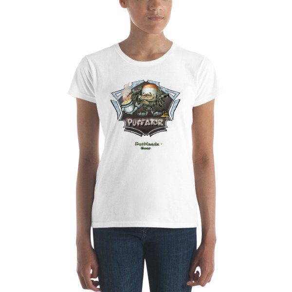 Puffator Women&#39;s short sleeve t-shirt, Color: White, Size: S