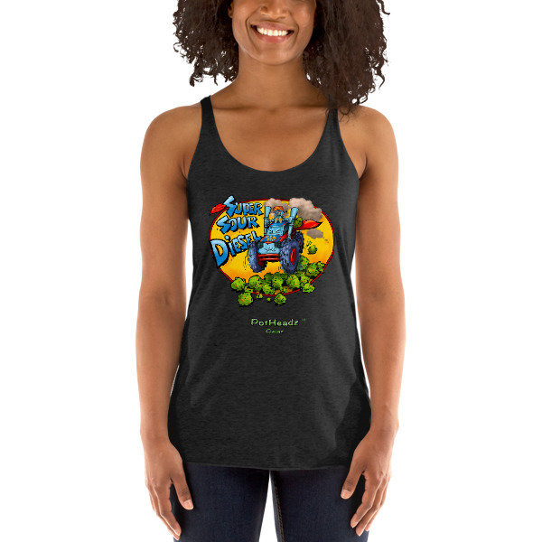 Super Sour Diesel Women&#39;s Racerback Tank