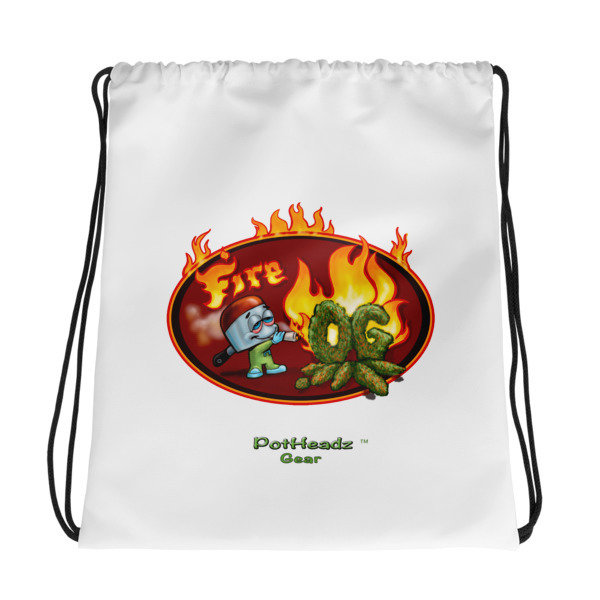 Fire OG Drawstring bag