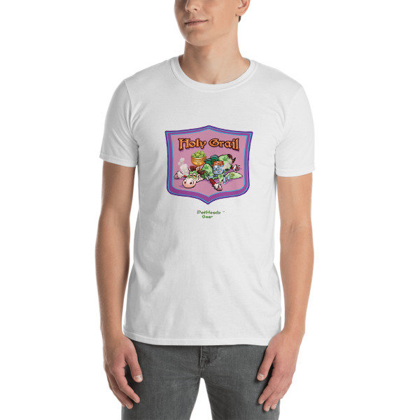 Holy Grail Short-Sleeve Unisex T-Shirt, Color: White, Size: S