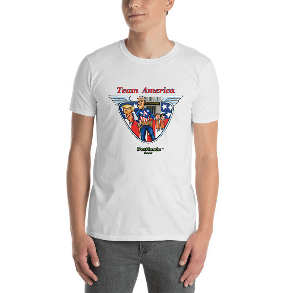 Team America Short-Sleeve Unisex T-Shirt, Color: White, Size: S