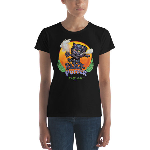 Black Puffer Women&#39;s short sleeve t-shirt