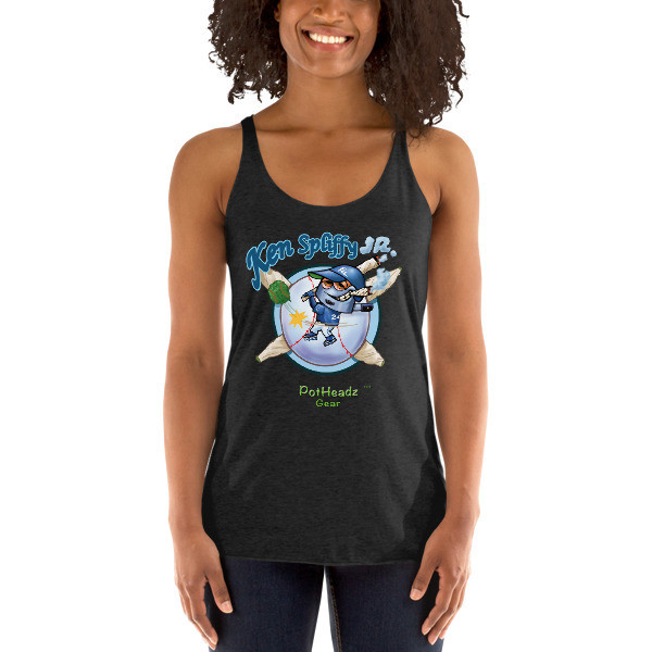  Ken Spliffy jr Women&#39;s Racerback Tank