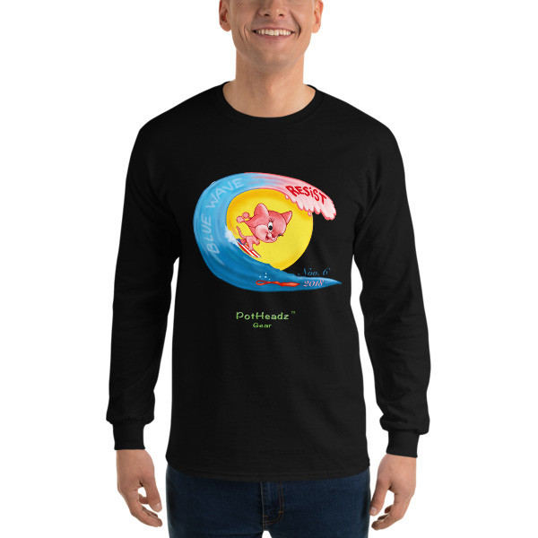 Blue Wave Long Sleeve T-Shirt
