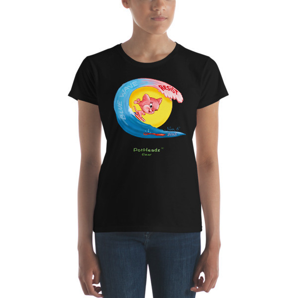 Blue Wave Women&#39;s short sleeve t-shirt