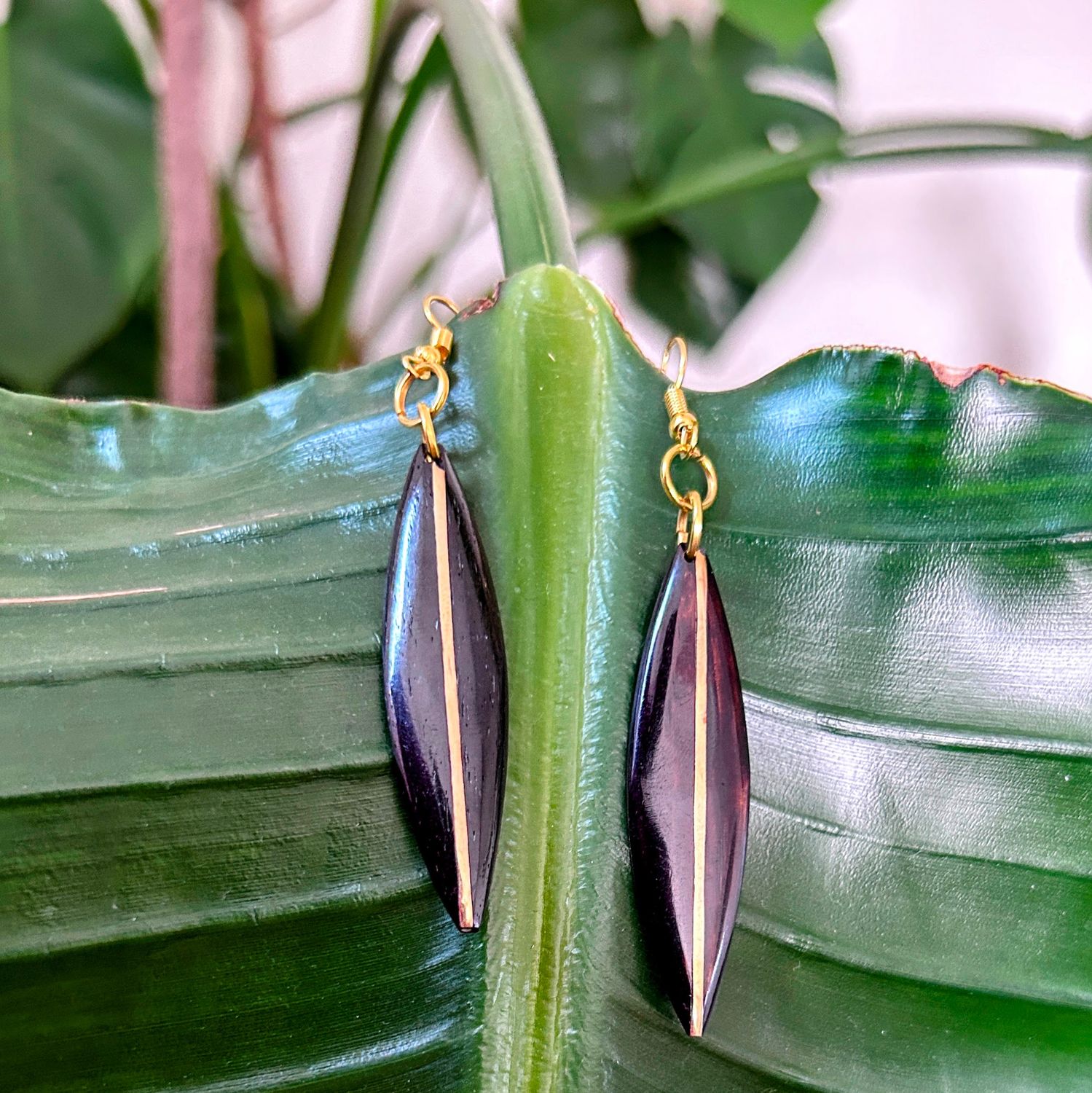 Kimbali Dark Brown Earrings