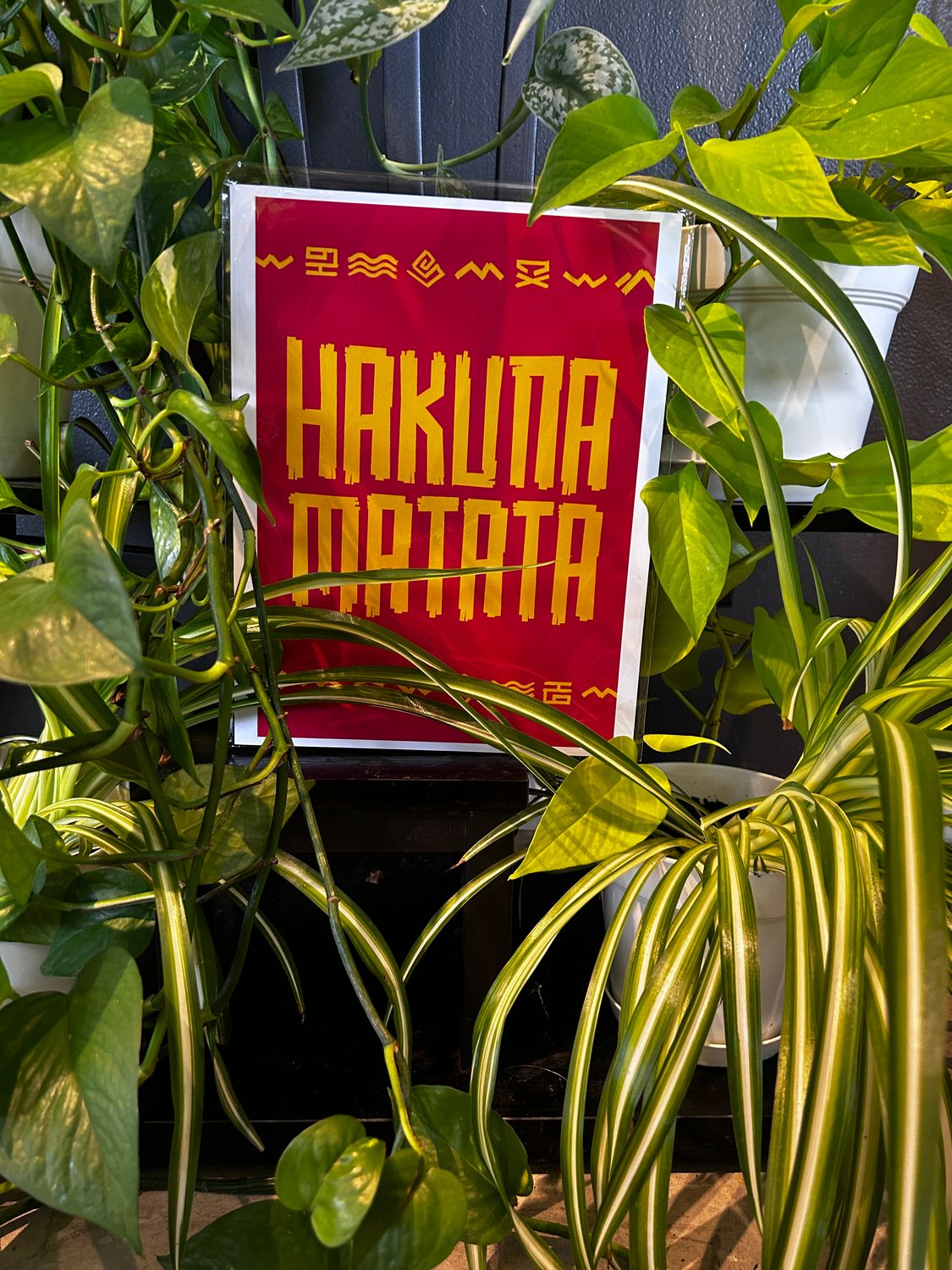 Hakuna Matata African Art Print