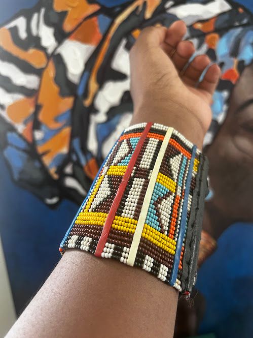Long Beaded Maasai Handcrafted Bracelet
