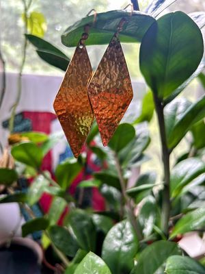 brass earrings