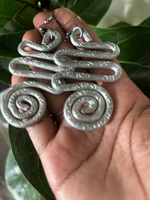 Mzunguko Aluminum Earrings