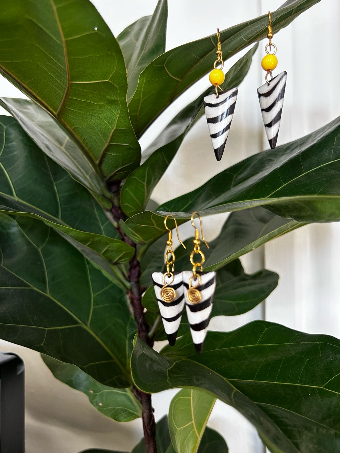 Inverted Safari Bone Earrings