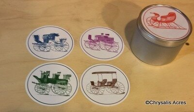 Coaster set - Carriages