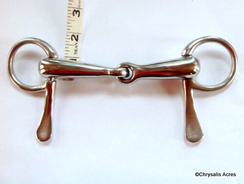 thumbnail image 2 of Western Silver Heart Cheek Show Bit - 5 Snaffle Mouth - 8 Cheek By Formay 2 of 6