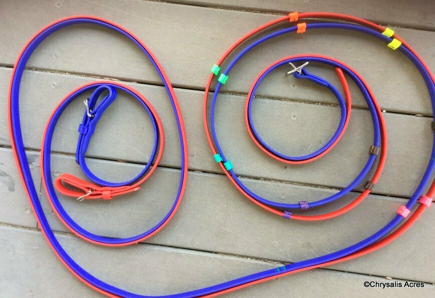 Driving Reins - Trainers Reins, Custom Colored