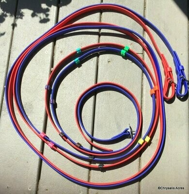 Driving Reins - Trainers Reins, Custom Colored