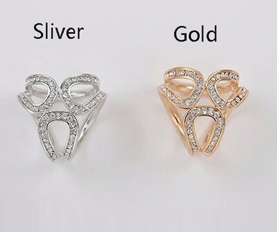 Horseshoe Design Scarf Ring