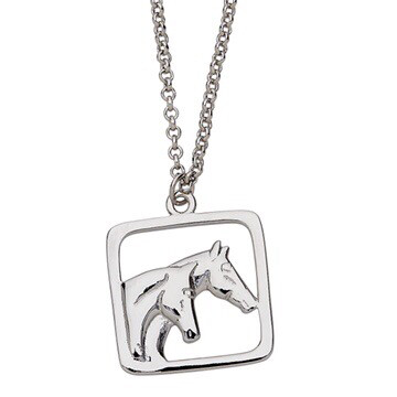 Pair Of Horseheads Necklace