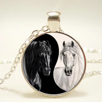 Horse Yin Yang Pendant