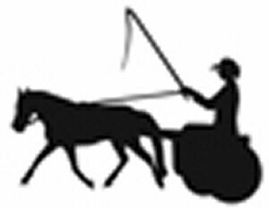 Jumbo Reflective Decal - Mini Driving, Color: Black, Direction: Left Facing