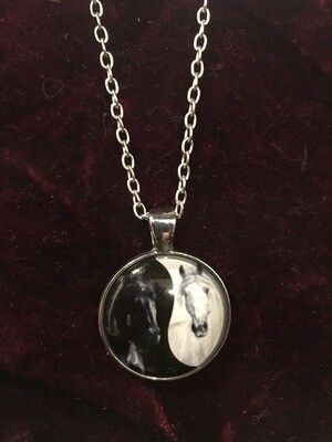 Horse Yin Yang Pendant
