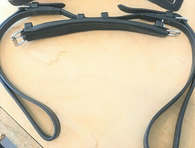 Leather Girth w/Wrap Strap