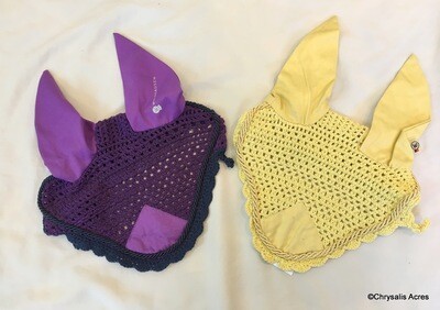 Rope Edge Ear Bonnets - Pony