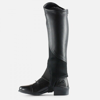 Leather Mesh Half Chaps