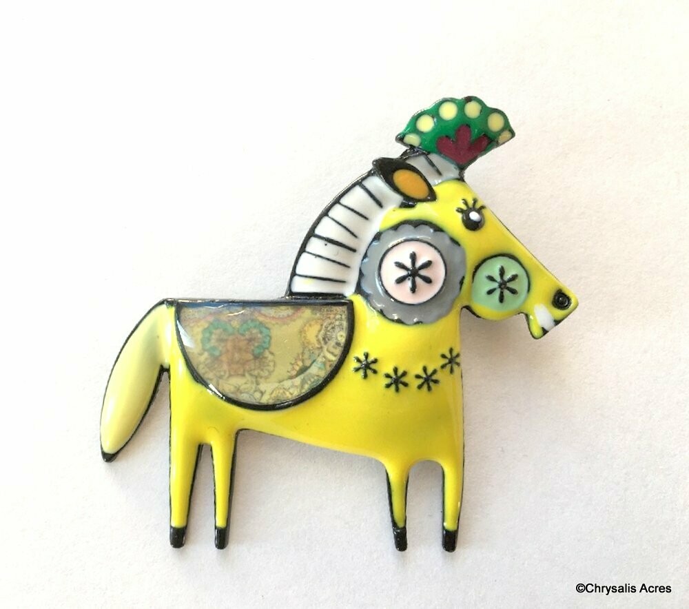 Whimsical Horse Pin