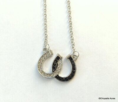 Linked Horseshoes Necklace