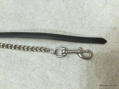 Mini Leather Show Lead w/Chain