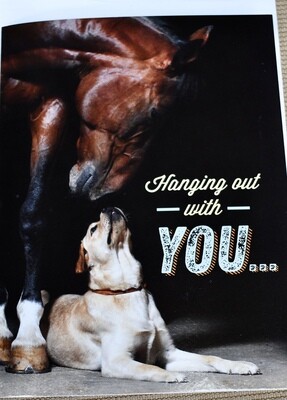 Hanging out with you Card