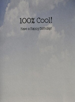 Birthday Card: Attitude/Sweet/Cool
