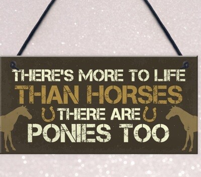 Whimsical Wooden Sign, Style: Ponies too