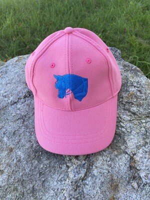 Pink Ball Cap -Embroidered