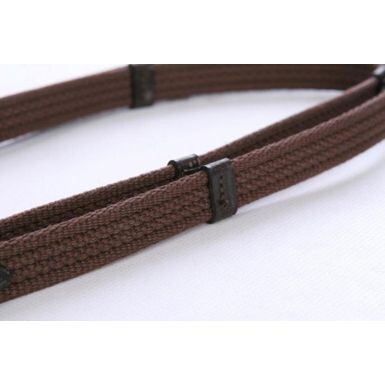 Driving Reins - Leather w/Stops on Web