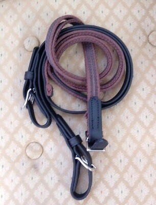 Biothane Riding Reins with Grip Styles