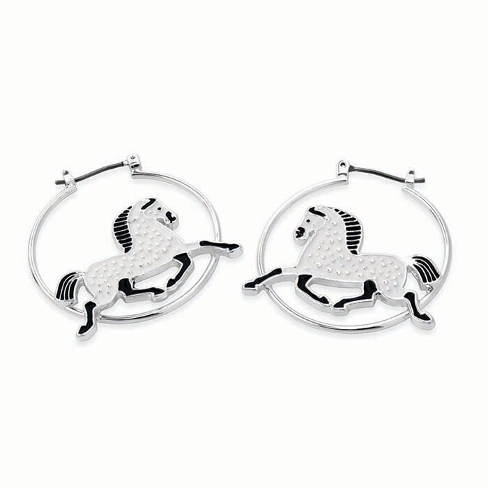 Dapple Horse Earrings