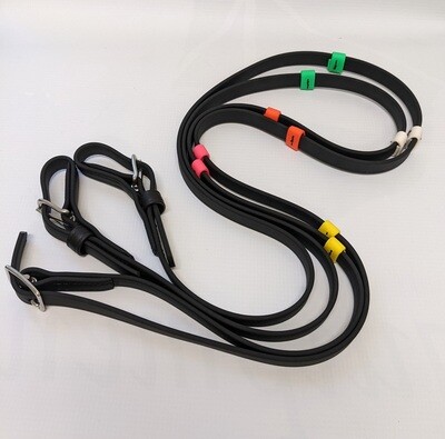 Biothane Riding Reins with Hand Stops