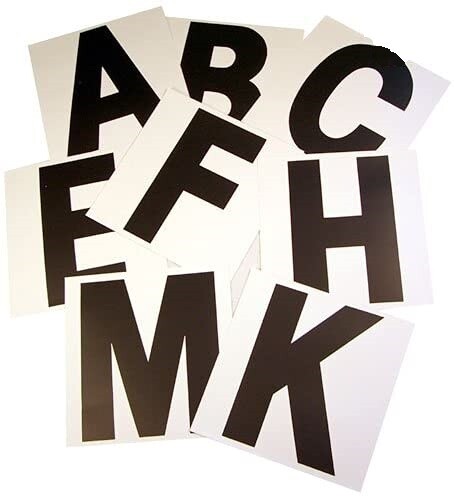 Adhesive Dressage Letters (AFBMCHEK)