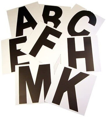 Adhesive Dressage Letters