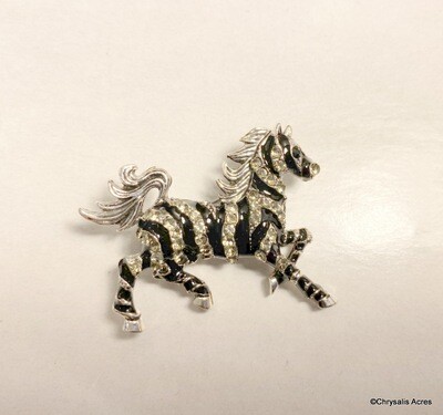Zebra Brooch Pin